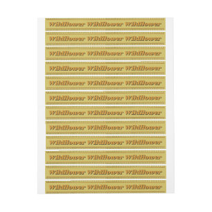 Wildflower Honey Jar Security Seal Lid Labels