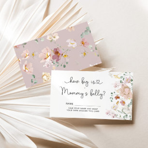 Wildflower how big is mummy's belly enclosure card