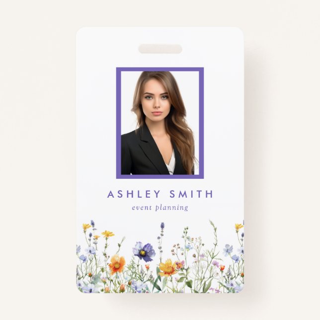 Wildflower ID Badge (Front)