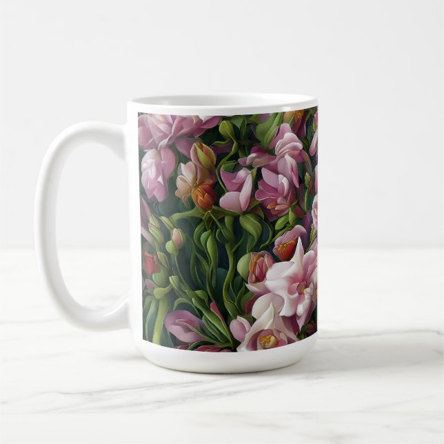 Wildflower Impressions Coffee Mug (Left)