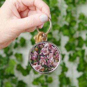 Wildflower Impressions Key Ring