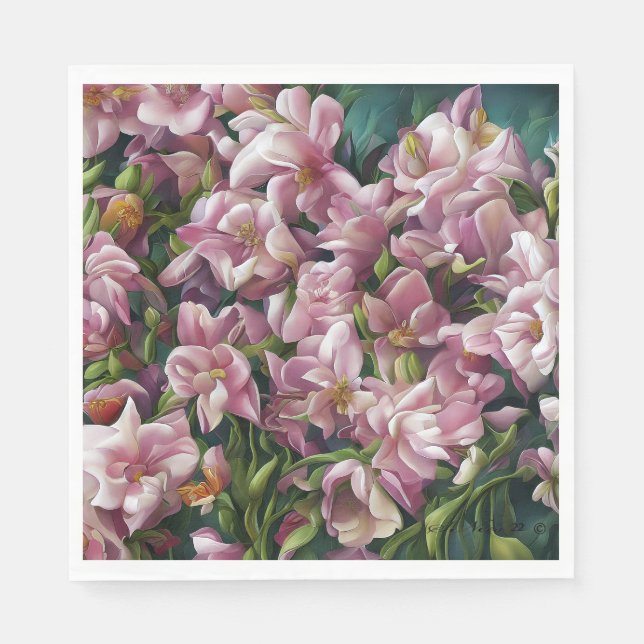 Wildflower Impressions Napkin (Front)