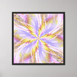 Wildflower in Spiral 17 Canvas Print