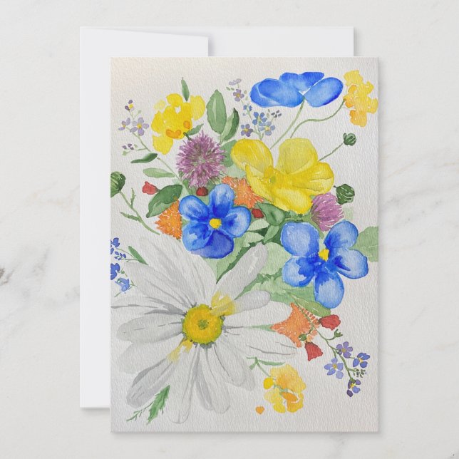 wildflower invitation (Front)