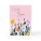 Wildflower Lawn Personalised Pink Thank You Card