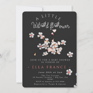Wildflower Love Is in Bloom Baby Shower Invitation