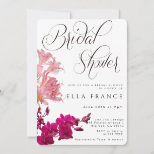 Wildflower Love Is in Bloom Bridal Shower Invitation