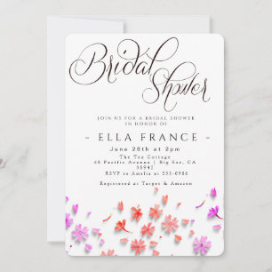 Wildflower Love Is in Bloom Bridal Shower Invitation