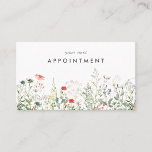 Wildflower Meadow Appointment Card