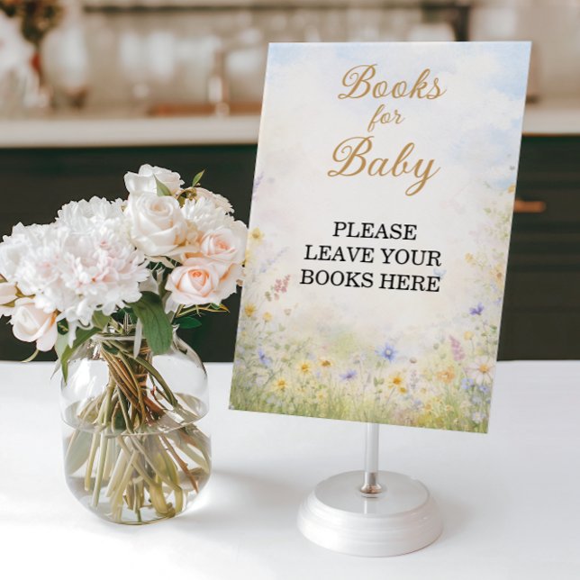 Wildflower Meadow Books for Baby Garden Sign (Creator Uploaded)