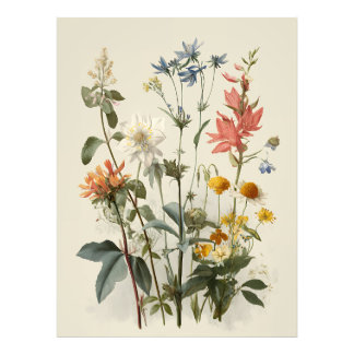 Wildflower Meadow Bouquet Photo Print