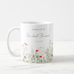 Wildflower Meadow Bridal Shower Favour Coffee Mug