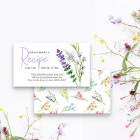 Wildflower Meadow Bridal Shower Recipe Request