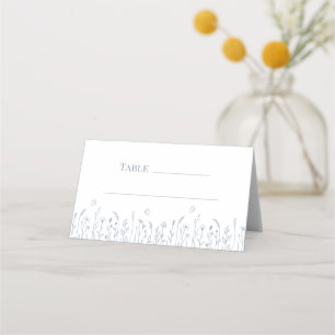 Wildflower Meadow Butterflies Wedding Place Card