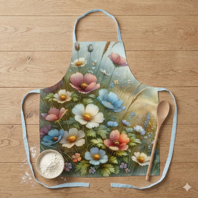 Wildflower Meadow Butterfly Garden Apron (Wildflower Meadow Butterfly Garden Apron)