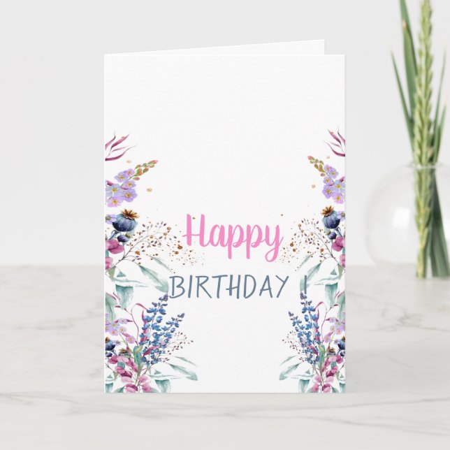 Wildflower Meadow Card (Front)