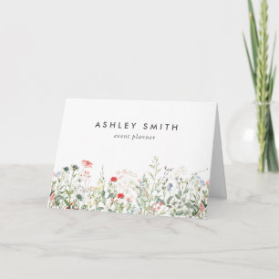 Wildflower Meadow Client Thank You Card