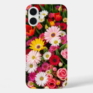 Wildflower Meadow – Colorful Spring Beauty iPhone 16 Plus Case