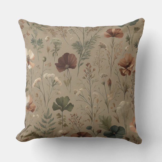 Wildflower Meadow Cushion (Front)