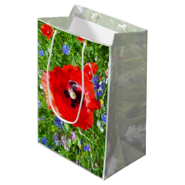 WILDFLOWER MEADOW GIFT BAG (Front Angled)