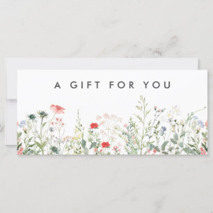 Wildflower Meadow Gift Certificate