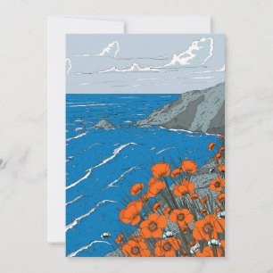 Wildflower Meadow Landscape Invitation