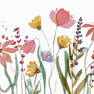 Wildflower Meadow Latte Mug