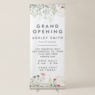 Wildflower Meadow Retractable Banner