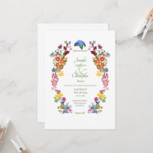 Wildflower Meadow Spring Floral Colorful Wedding