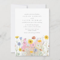 Wildflower Meadow Spring Summer Wedding