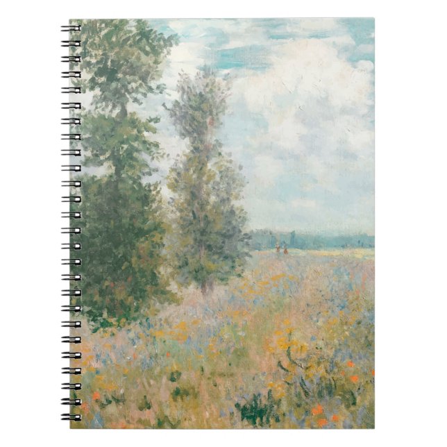 Wildflower Meadow Summer Impressionist Notebook (Front)