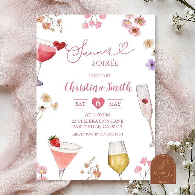 Wildflower Meadow Summer Soirée  Invitation (Creator Uploaded)