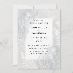 Wildflower Meadow Wedding Invitation