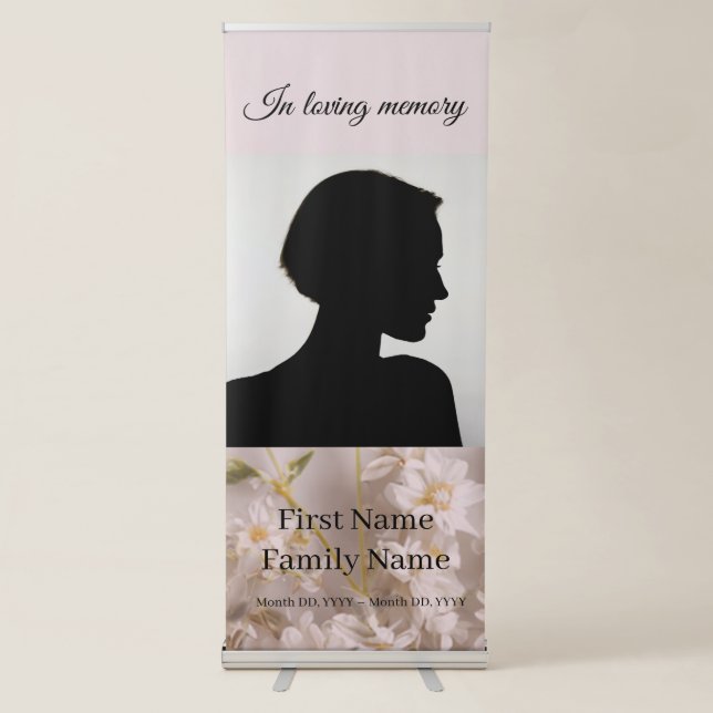 Wildflower memorial  retractable banner (Front)