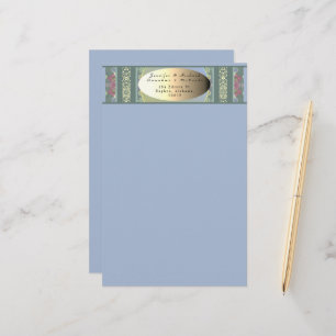 Wildflower Metallic-like Label Stationery