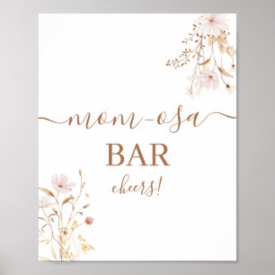 Wildflower Mimosa bar sign
