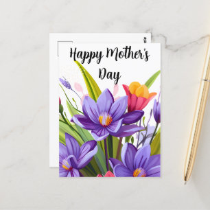 Wildflower Mother's Day  Postcard
