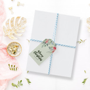 Wildflower Mountain Watercolor Wedding Gift Tags