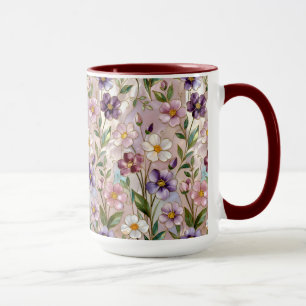 Wildflower Mug Colourful Floral Botanical Coffee C