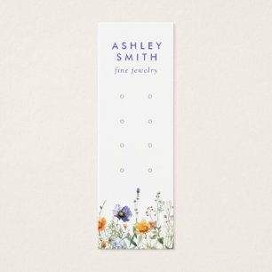 Wildflower Multiple Earring Display Card