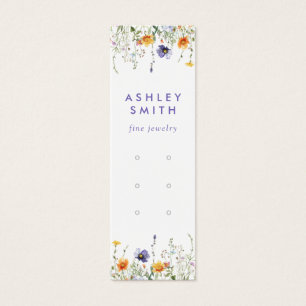 Wildflower Multiple Earring Display Card