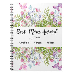 Wildflower Mum Appreciation Spiral Photo Notebook