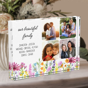 Wildflower Our Family First Names and 4 Photo