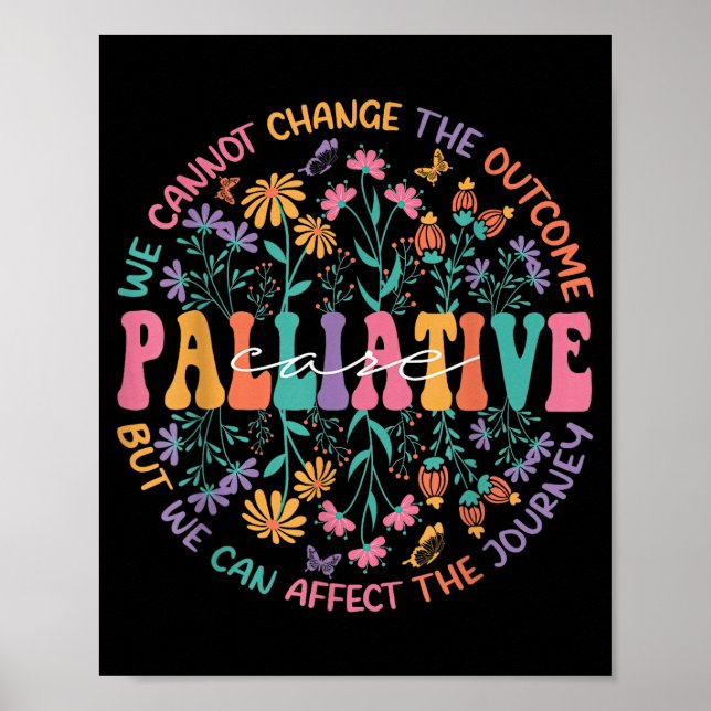 Wildflower Palliative Care Nurse Ot Hosce Social W Poster (Front)