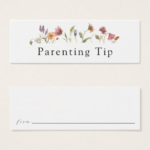 Wildflower Parenting Tip Card