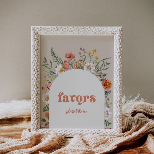 Wildflower Party Favours Sign (Creator Uploaded)
