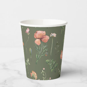 Wildflower Party Paper Cups