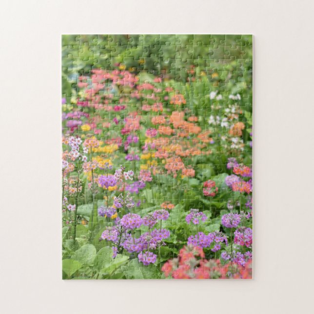 Wildflower Patch Flower Garden Nature Photography Jigsaw Puzzle (Vertical)