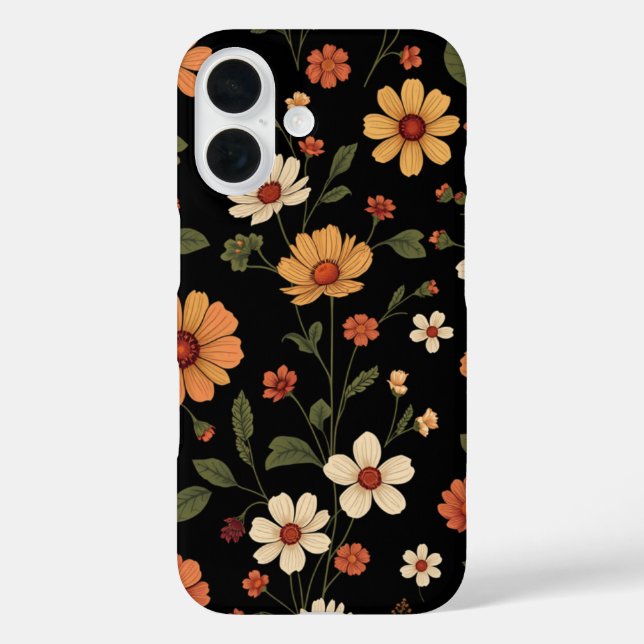 wildflower pattern Case-Mate iPhone case (Back)