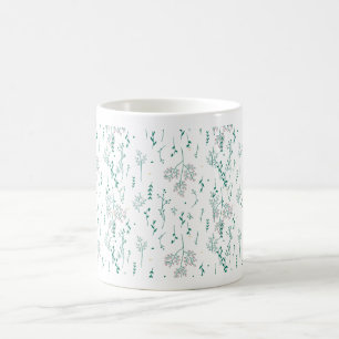 Wildflower pattern coffee mug